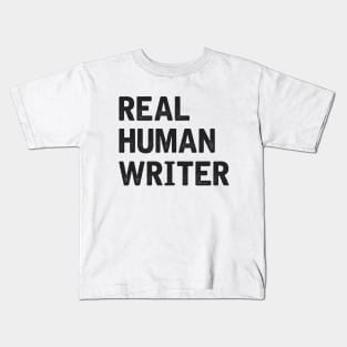 Real Human Writer Kids T-Shirt